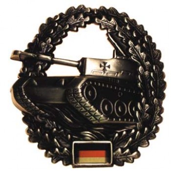 MFH - 36021T BW Barettabzeichen, "Panzertruppe", Metall