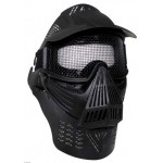 MFH - 10615A Gesichtsschutzmaske, "Airsoft De Lux", schwarz
