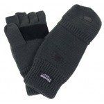 MFH - 15457B Strick-Handschuhe,ohne Finger, zugleich Fausthandschuh, oliv