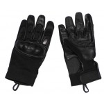 MFH - 15833A Neopren Handschuhe, schwarz, Knöchel- und Fingerschutz
