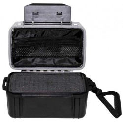 MFH - 27165 Box, Kunststoff, wasserdicht, Netztasche, schwarz