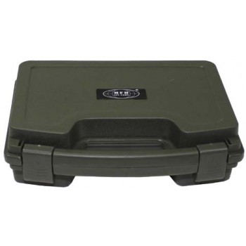 MFH - 27169B Pistolen-Koffer, Kunststoff, klein, abschließbar, oliv