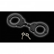 ALCYON - Handschellen Nr. 5030-XB Drehgelenk Schlüsselloch beidseitig schwarz