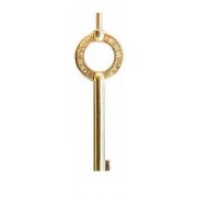 ZAK Tool - ZT50 Handschellen Schlüssel Ersatzschlüssel vergoldet Gold - LAGERWARE